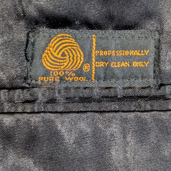 David Baker Double-Breasted Pea Coat Wool L - Picture 10 of 10